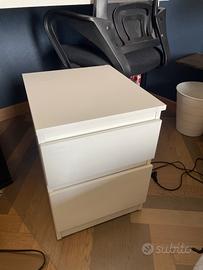 Comodino bianco 35x49cm