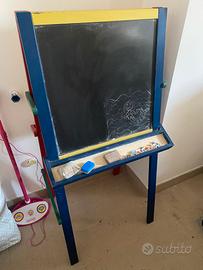 lavagna magnetica + gesso per bambini