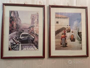 Stampe vintage incorniciate