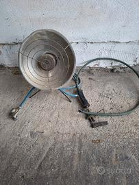 riscaldatore e pistola per gpl