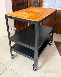 Carrello IKEA BROR Nero 85x55 cm
