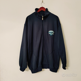 Felpa con zip made in Italy