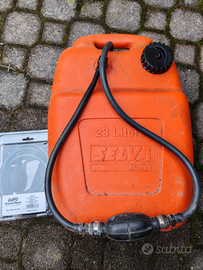 Serbatoio Selva 23 L + tubo con pompetta nuovo 2m
