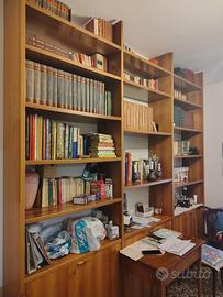 libreria in legno massello
