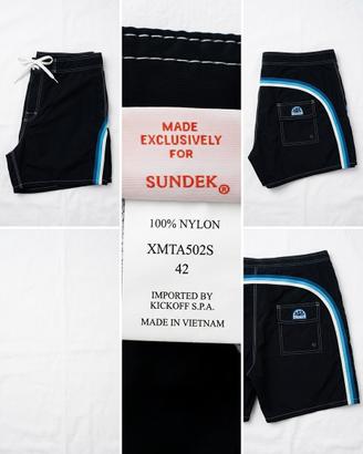 Costume Sundek Black con Righe  Blu - Taglia 42