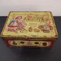 Scatola in latta Sassello Liguria 