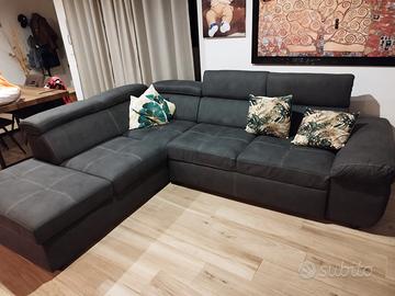 Divano Angolare 277x225 Penisola SX contenitore