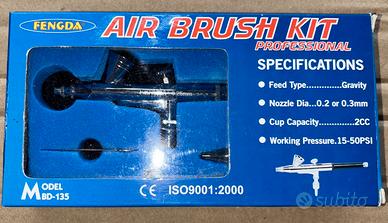 Aerografo professionale Fengda BD-135 0.2/0.3 mm