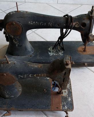 Singer e Necchi Vintage per ricambi