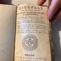 Giornale Libro Antico Arte Religione Gesù