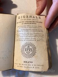 Giornale Libro Antico Arte Religione Gesù
