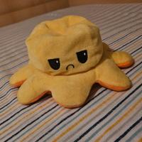 peluche polpo reversibile 
