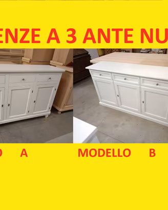 Credenze laccate Bianche Nuove prezzo cadauna