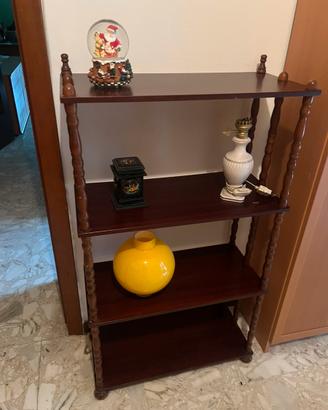 Libreria etagere in legno 4 ripiani