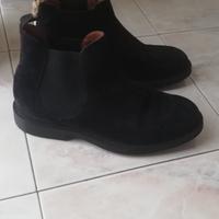 stivali di camoscio neri marca Frau taglia 44