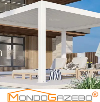 pergola bioclimatica 4x4 pensilina gazebo led