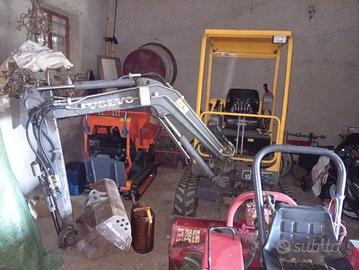 fiat 65/10 turbo z miniescavatore volvo 