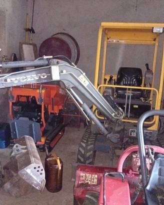 fiat 65/10 turbo z miniescavatore volvo 