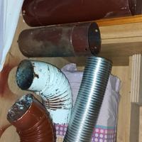 Vari tubi stufa e aria