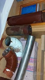 Vari tubi stufa e aria