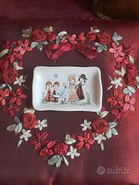 Innamorati Peynet piattino ker Artis Amore Love 