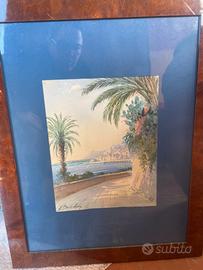 Acquarello firmato  pittore toscano Rino Fioretti