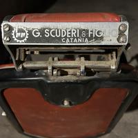 Sedia da barbiere vintage