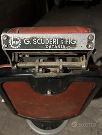 Sedia da barbiere vintage