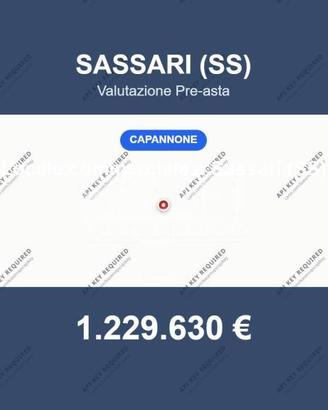 Immobile in asta di 4000 m² a Sassari