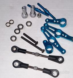 set in allunio sterzo per i modelli Tamiya TT01 e 