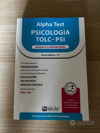 Libro Alphatest manuale di preparazione psicologia
