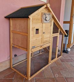 Due Gabbie per animali in legno