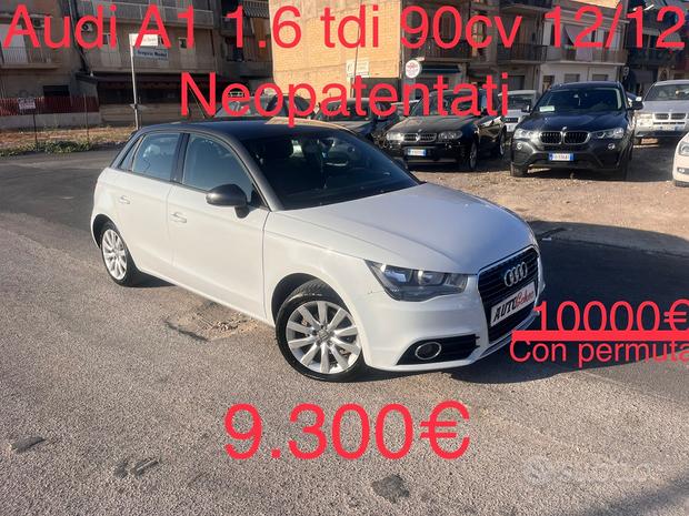 Audi A1 1.6 tdi 90cv Neopatentati Full PERMUTA