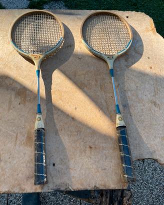Racchette vintage da Badminton