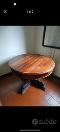 Tavolo rotondo legno