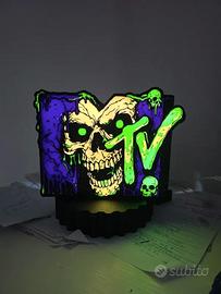 Lampada LED MTV teschio stampa 3D