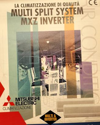 Split  n.4  aria condizionata Mitsubishi anno 2000