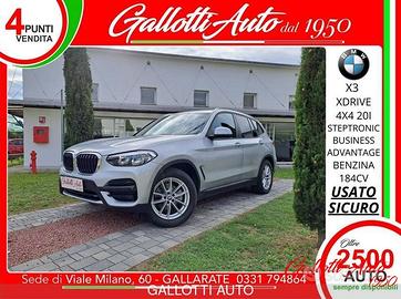 BMW X3 xDrive20i Business Adv.-NESSUN OBBL. FIN.