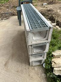 Canaletta in cemento 20x15