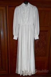 Abito da Sposa Vintage Anni '70 Stile Prairie 