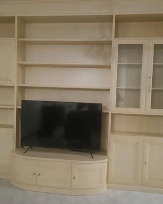 Parete attrezzata mobile libreria soggiorno living