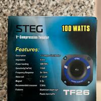 Tweeter Steg TF26 100W 16 pezzi