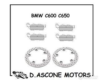 DISCHI E PASTIGLIE BMW C SPORT K18 C600 12 15 ANTE