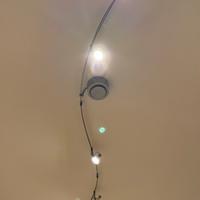 Faretti con binario flessibile