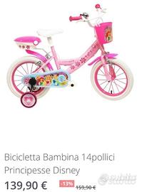 bicicletta Disney pricesse 
