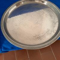 Piatto  fine anbi 80 in silver plated
