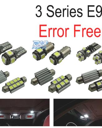 KIT 18 LAMPADE LED INTERNE BMW SERIE 3 E93 CABRIO 