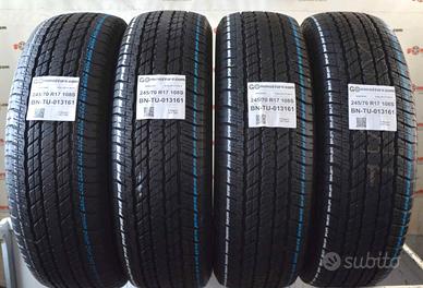 4 pneumatici bridgestone 245/70 r17 108s tu13161