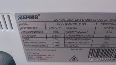 condizionatore zephir 