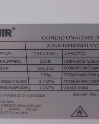 condizionatore zephir 